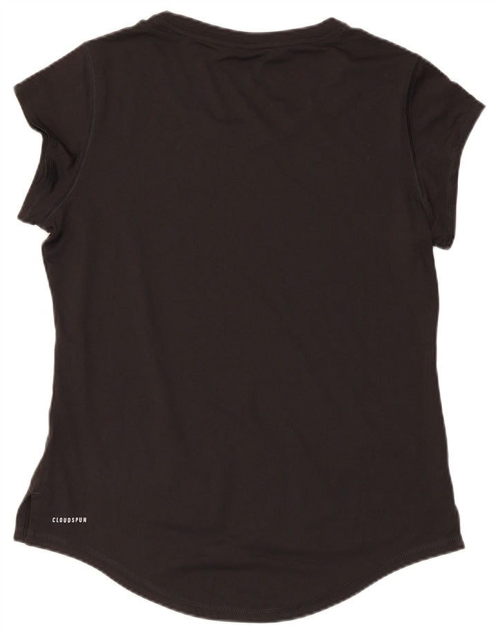 Puma Cloudspun T-Shirt Top UK 12 Noir Moyen Polyester