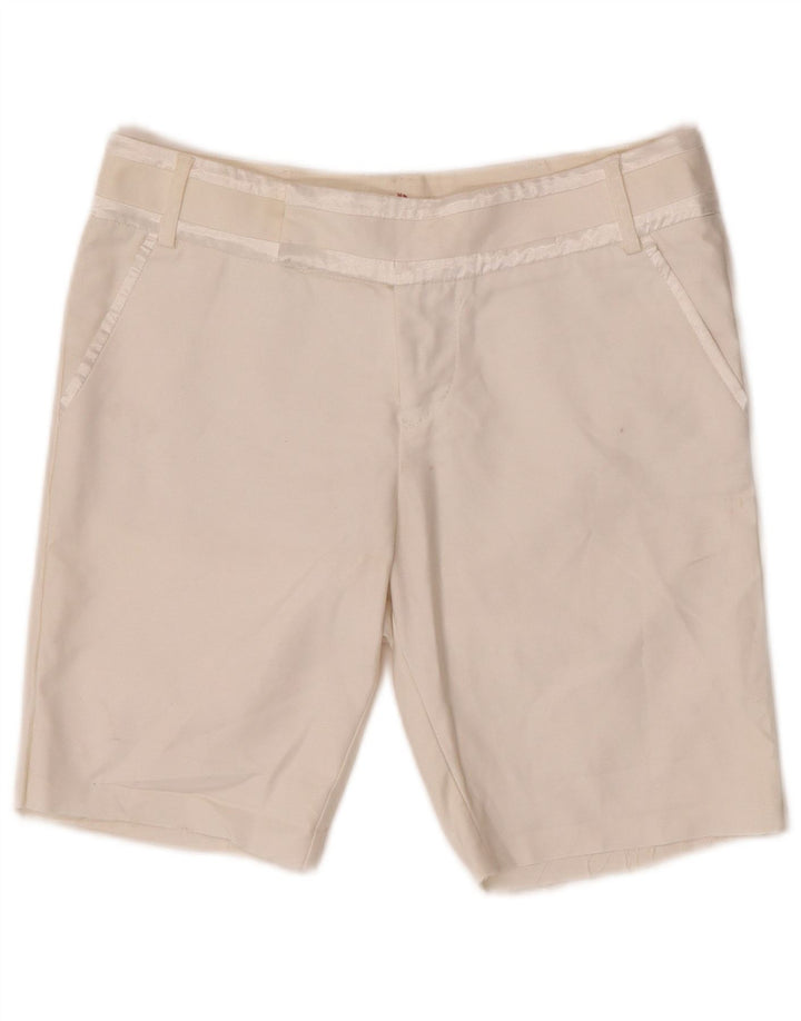 Tommy Hilfiger Short Chino Femme W30 Coton Blanc Moyen