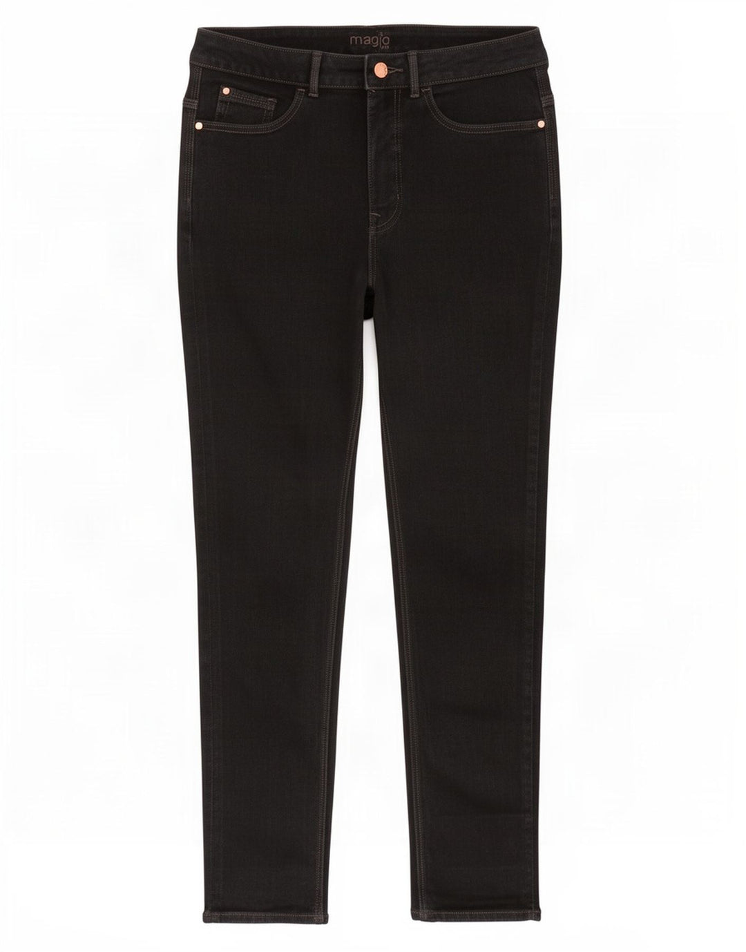 Marks & Spencer Jeans Magic Slim pour femme UK 12 Medium W28 L28 Coton noir
