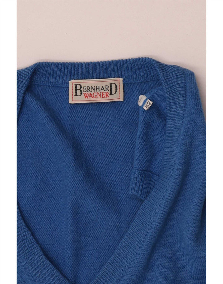 Bernhard Wagner Débardeur pour homme IT 52 Large Bleu