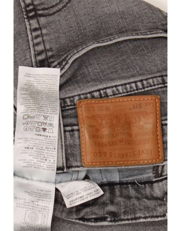 Levi's Jean Slim 511 Homme W32 L32 Gris Coton