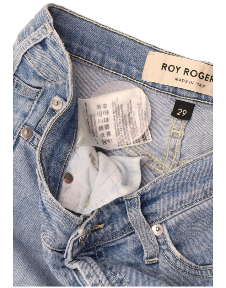 ROY ROGERS Jean court femme W29 L25 coton bleu