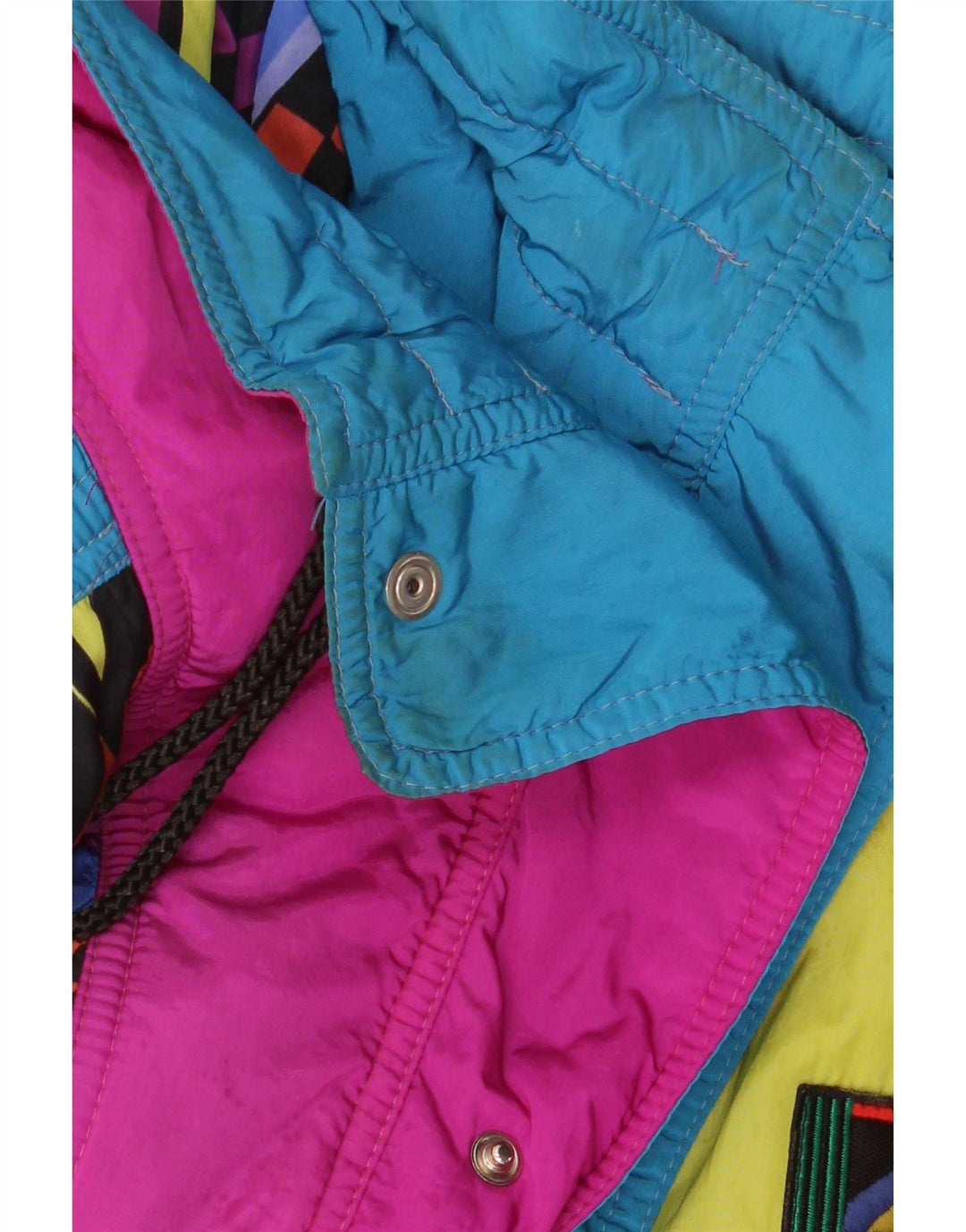 Silvy Veste de ski coupe ample pour homme IT 48 Medium Multicolore Colourblock