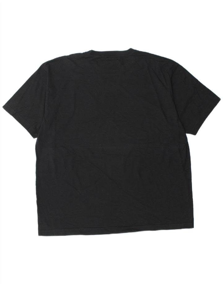 EDDIE BAUER T-Shirt Homme Top XL Noir Coton