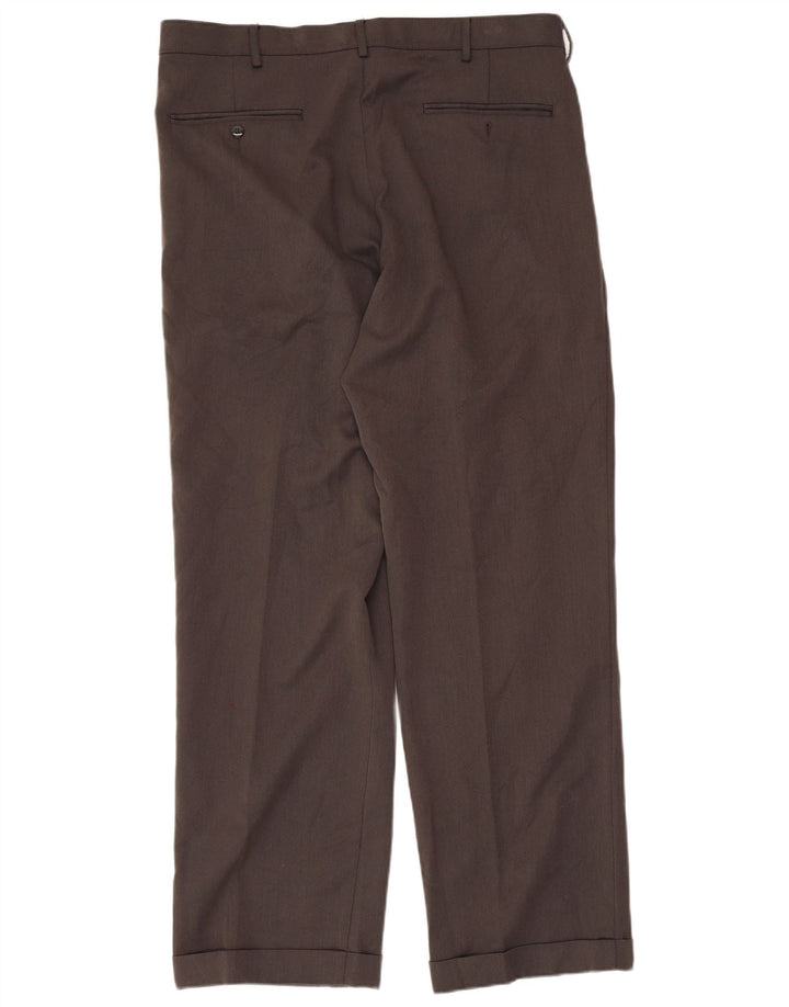LEE Pantalon Chino Ajusté Sur Mesure Pour Homme W36 L32 Gris Polyester