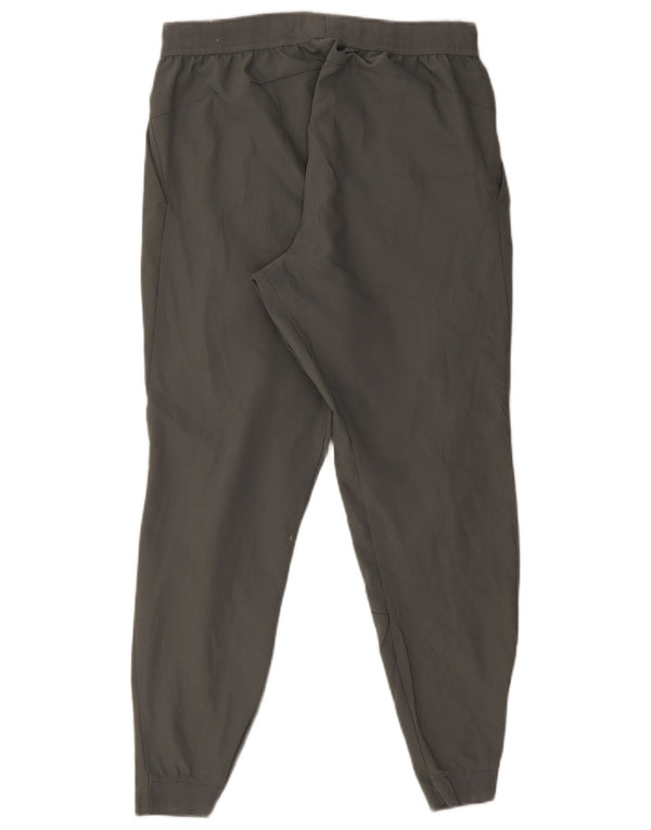 Nike Pantalon de survêtement Dri Fit Homme Gris Moyen Polyester