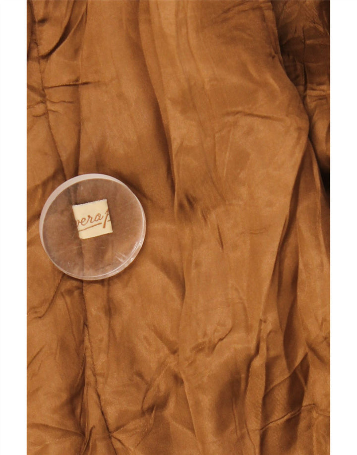 Manteau en cuir homme vintage IT 52 XL cuir marron