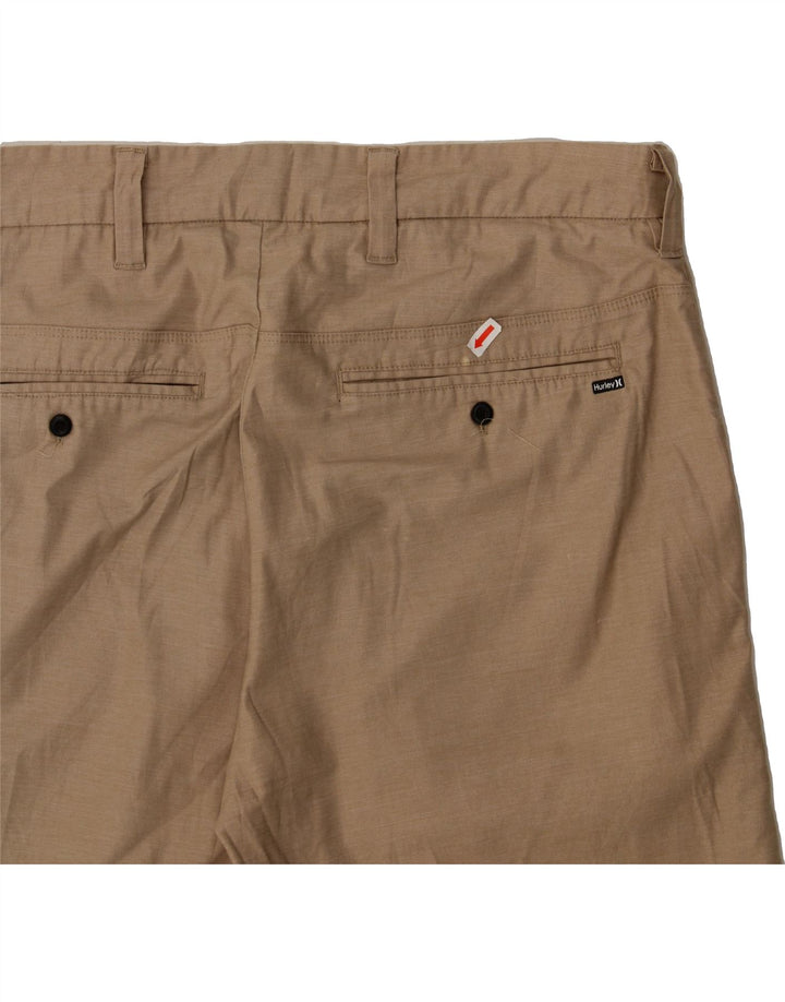 HURLEY Mens Chino Shorts W30 Medium Beige Cotton Vintage Hurley and Second-Hand Hurley from Messina Hembry 