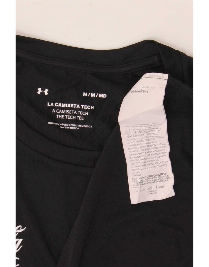 Under Armour T-Shirt Graphique Homme Noir Moyen Polyester