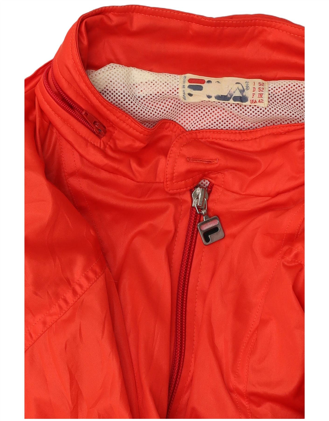 FILA Veste coupe-vent à capuche pour homme IT 52 XL Rouge