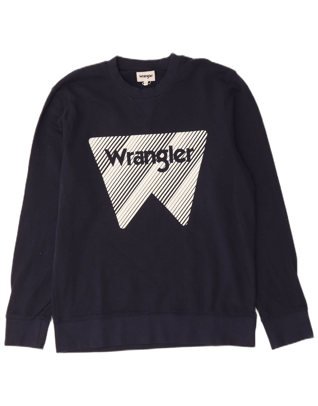 Wrangler Sweat-shirt graphique pour homme en coton bleu marine moyen