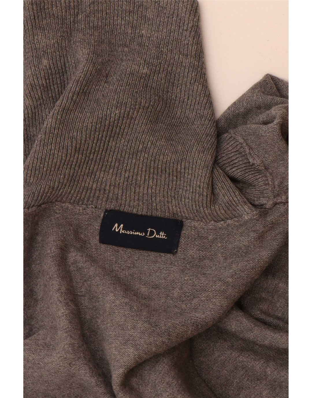 Massimo Dutti Pull Col Roulé Homme Gris Moyen