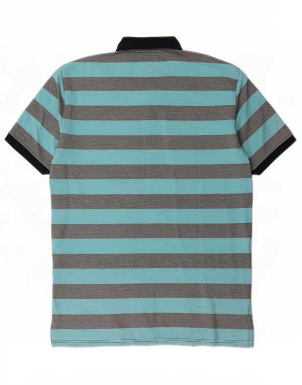 Crew Clothing Polo Homme 2XL Bleu Rayé Coton