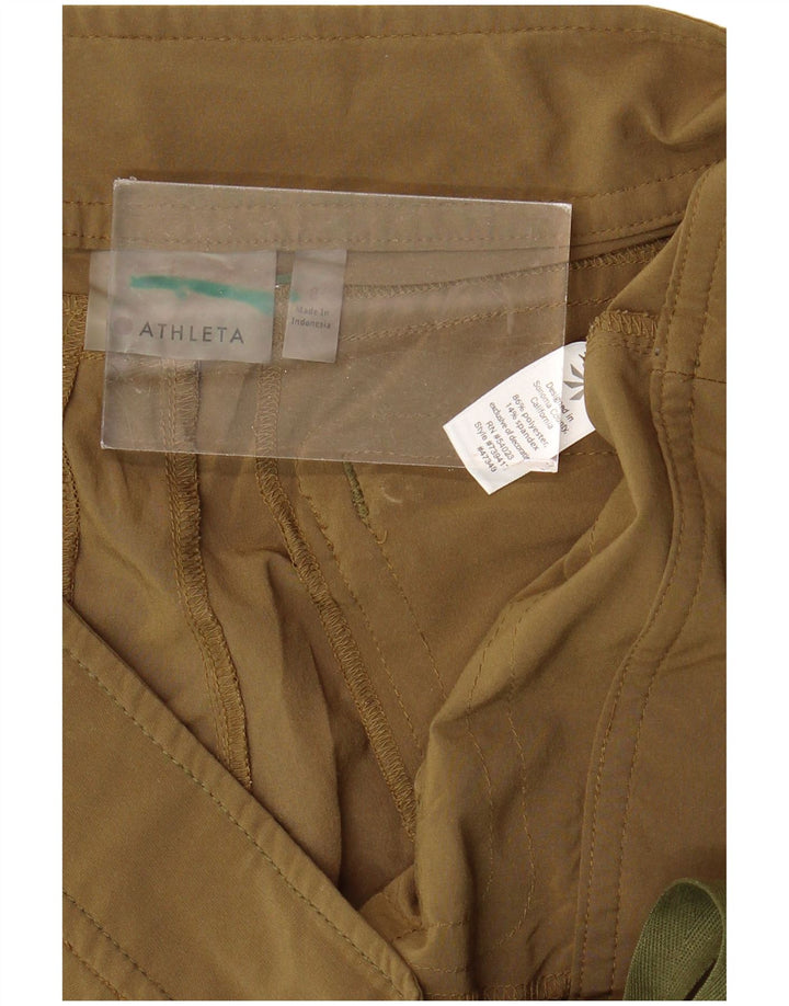 ATHLETA Short cargo pour femme US 8 Medium W34 Kaki Polyester