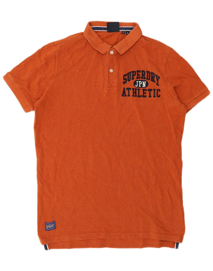 Superdry Polo Graphique Homme Orange Moyen Coton