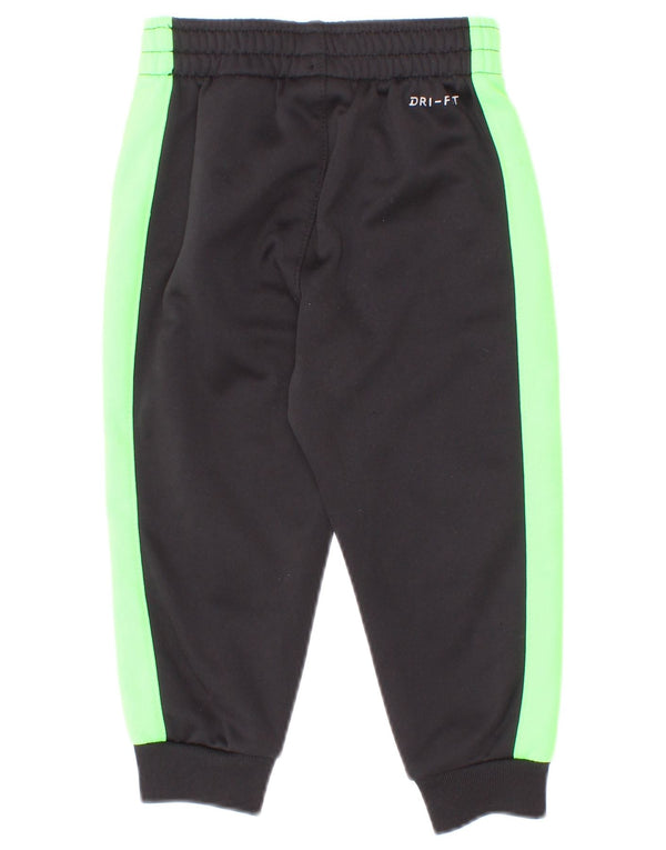 Nike Pantalon de survêtement Dri Fit pour bébé garçon 12-18 mois Noir Colorblock