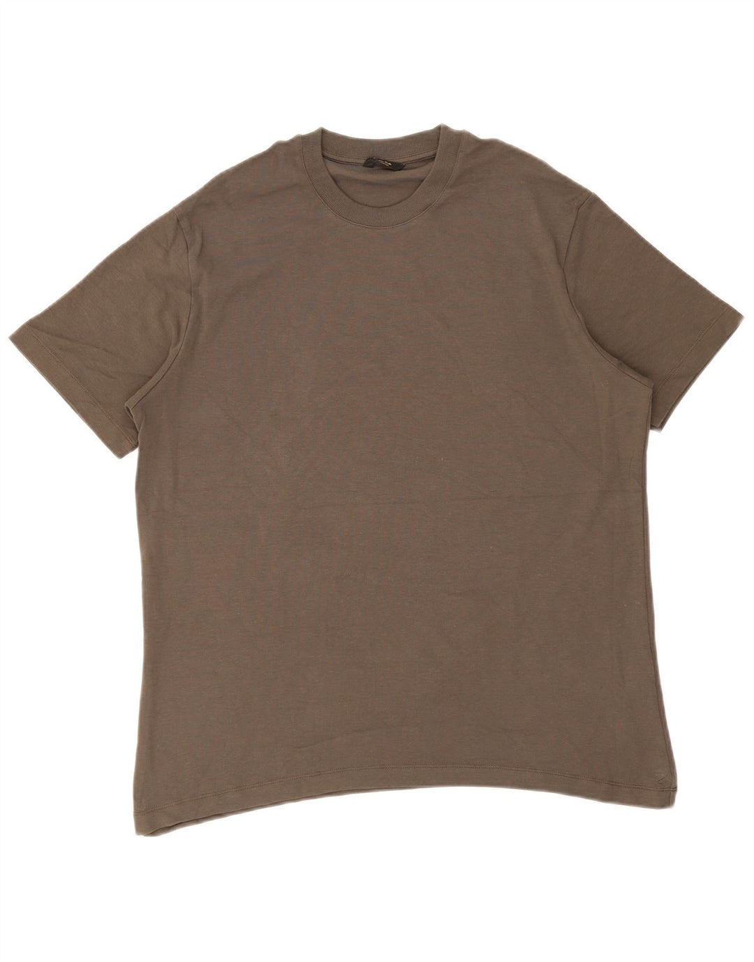 Massimo Dutti T-Shirt Homme Haut Large Gris Coton