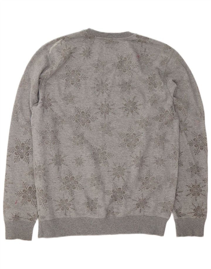 Vans Sweat-shirt en coton à fleurs gris moyen pour homme