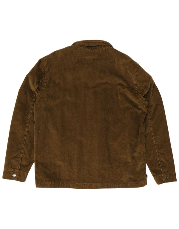 Timberland Veste en velours côtelé pour homme UK 40 Large Kaki Coton