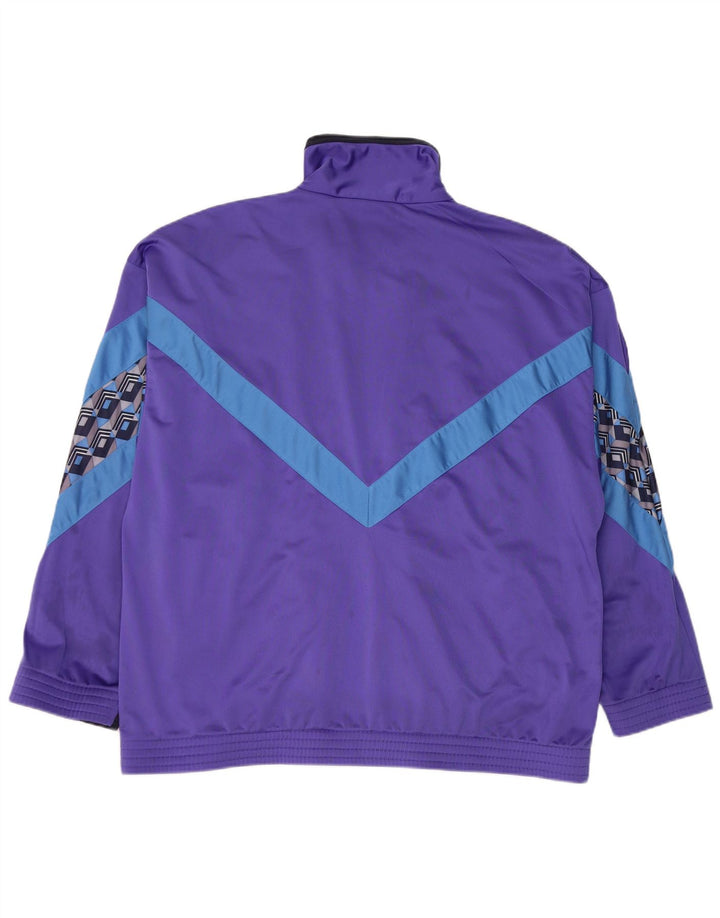 Lotto Veste de survêtement pour homme XL Violet Colourblock