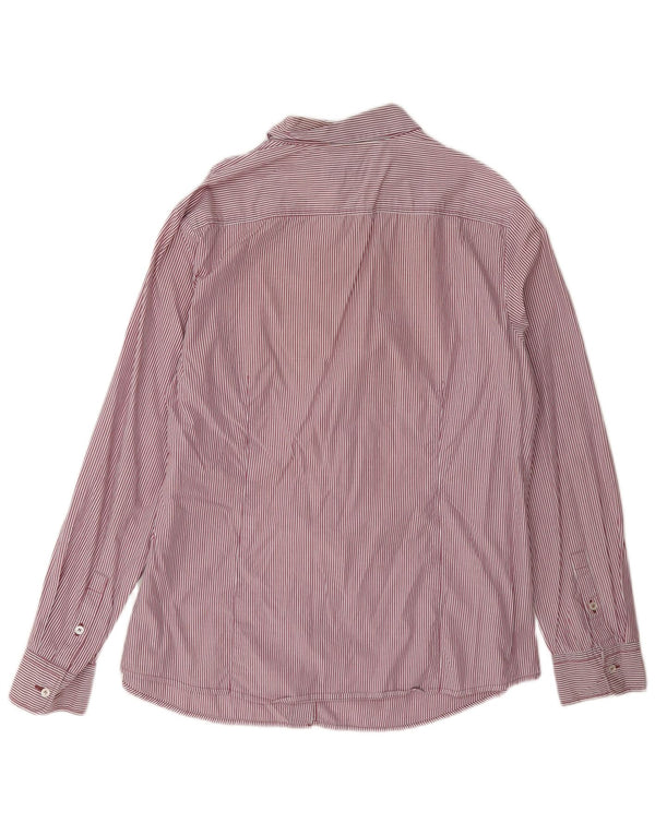 Max Mara Chemise week-end pour femme UK 16 Grandes rayures roses