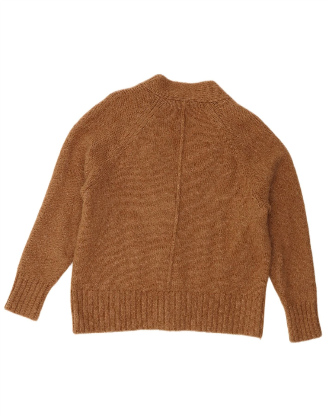 Zara Cardigan surdimensionné pour femme UK 10 Petit Marron