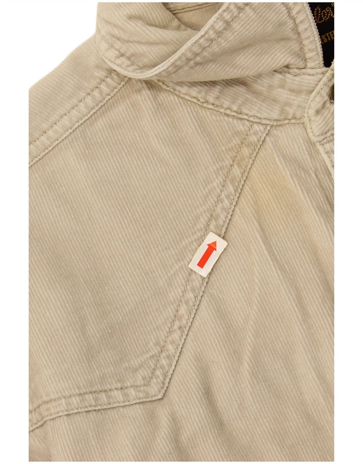WRANGLER Chemise western en velours côtelé pour homme XL en coton beige