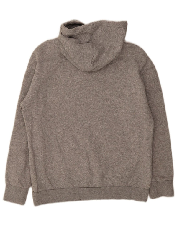 Under Armour Pull à capuche surdimensionné pour femme UK 6 XS Gris chiné en coton