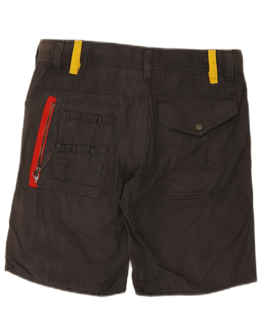 Diesel Short Cargo W30 Homme Gris Moyen Coton