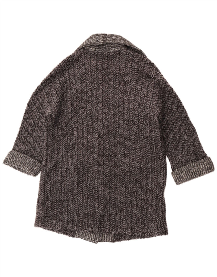 Paul Costelloe Manteau surdimensionné pour femme UK 16 Large laine color block gris