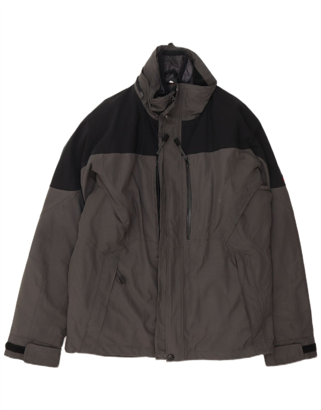 MC Kinley Veste coupe-vent à capuche pour homme UK 38 Gris moyen Colourblock