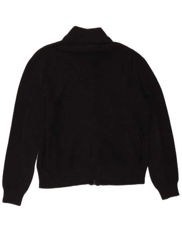 Guess Cardigan zippé pour homme en coton noir moyen UK 40