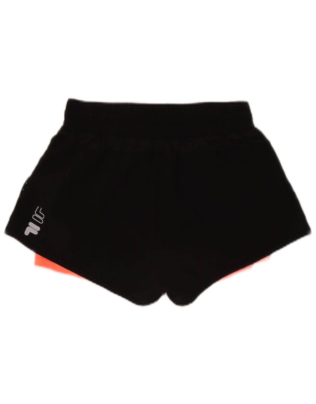 Fila Short de sport graphique pour femme UK 12 Noir moyen