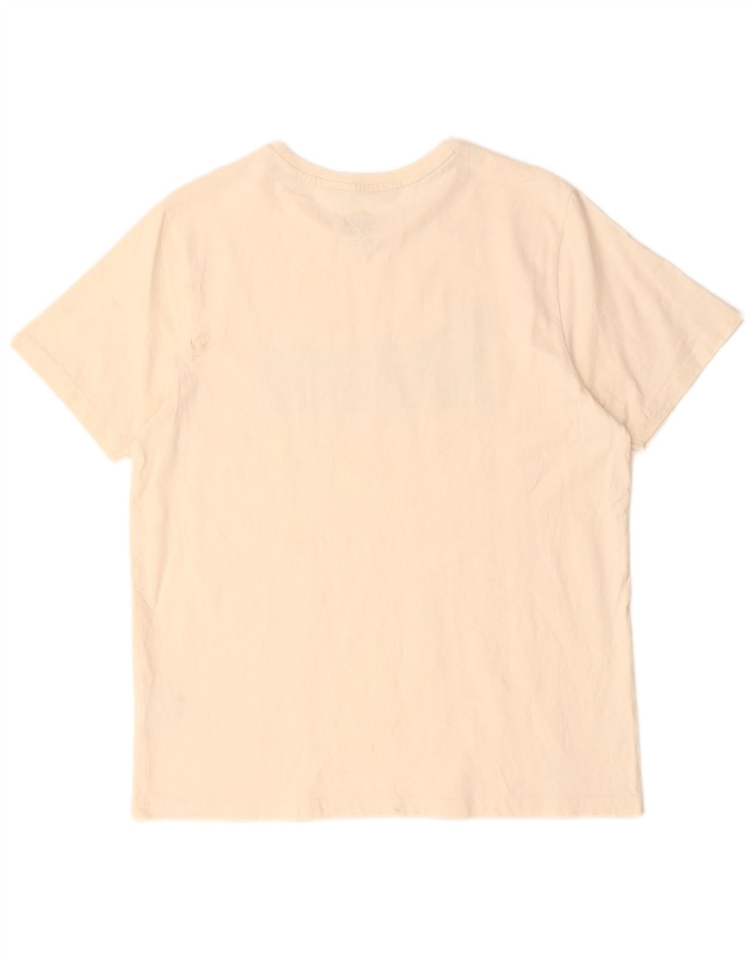 Animal T-Shirt Graphique Homme Blanc Cassé Moyen Coton