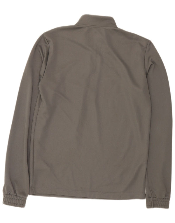 Adidas Hommes Aeroready Zip Neck Pull Survêtement Haut Petit Gris Polyester