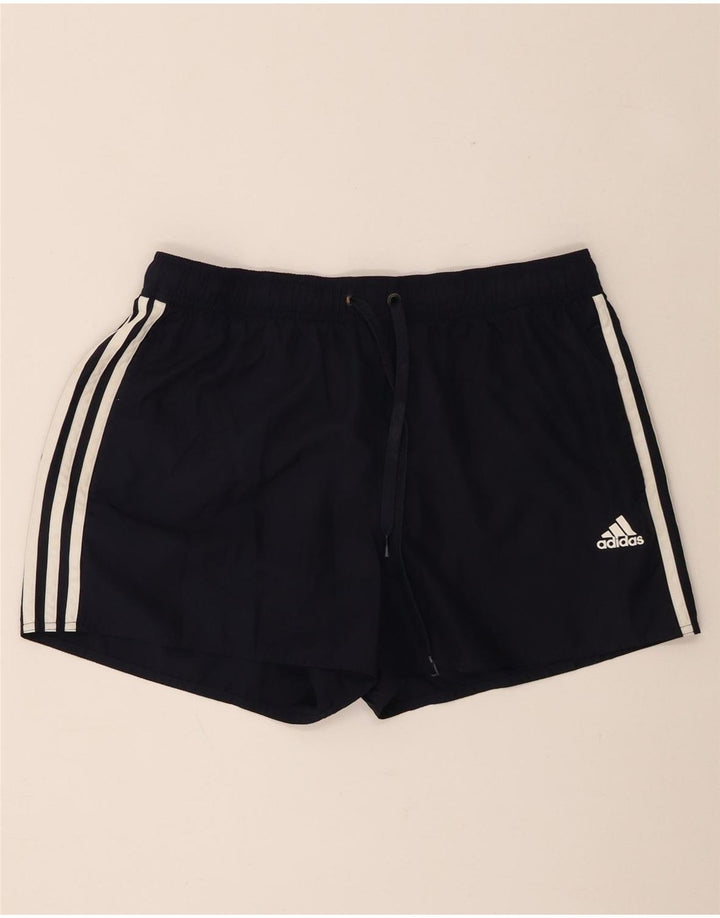Adidas Short de sport pour homme Grand bleu marine Polyester