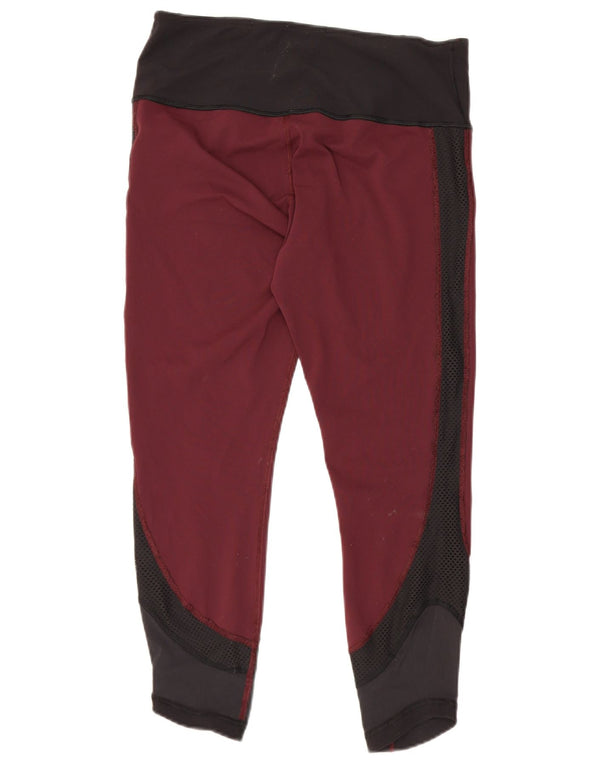 Lululemon Legging court pour femme US 12 Large Bordeaux Colorblock