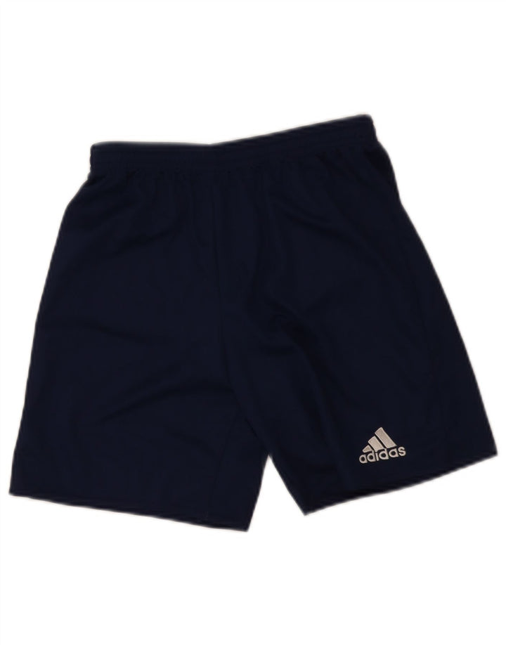 Adidas Short de Sport Garçon 13-14 Ans Bleu Marine Polyester