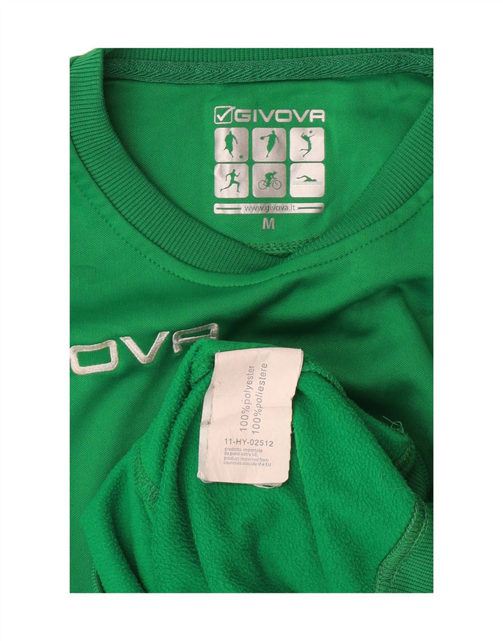 GIVOVA Sweat-Shirt Graphique Homme Vert Moyen Polyester