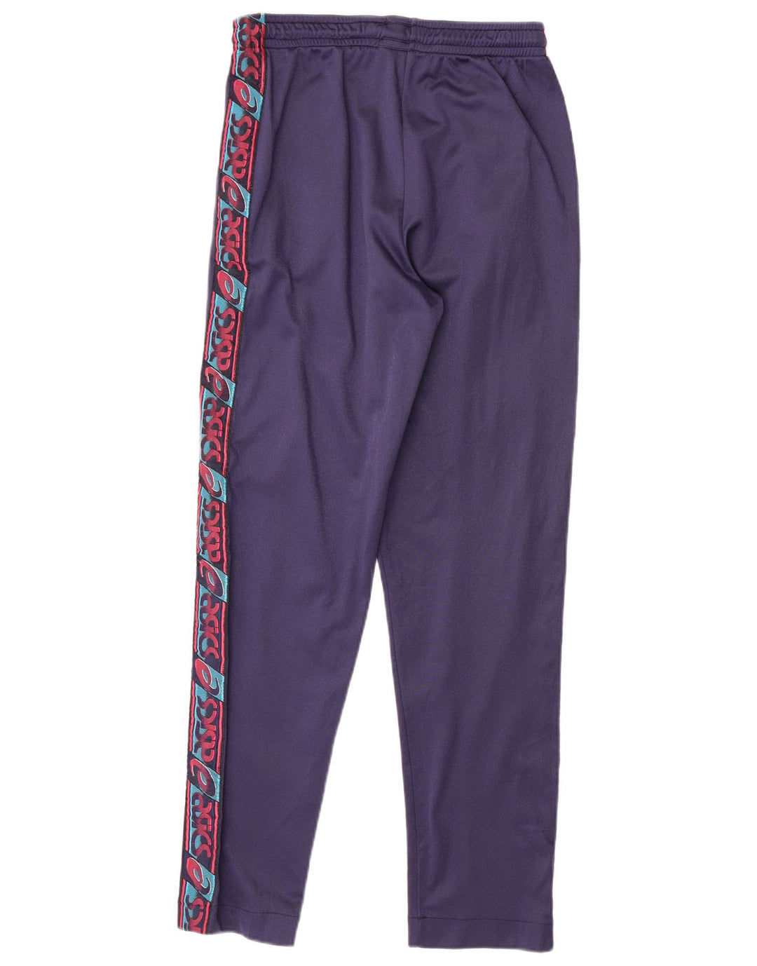 ASICS Pantalon de survêtement graphique pour femme IT 46 Large Bleu Marine Polyamide
