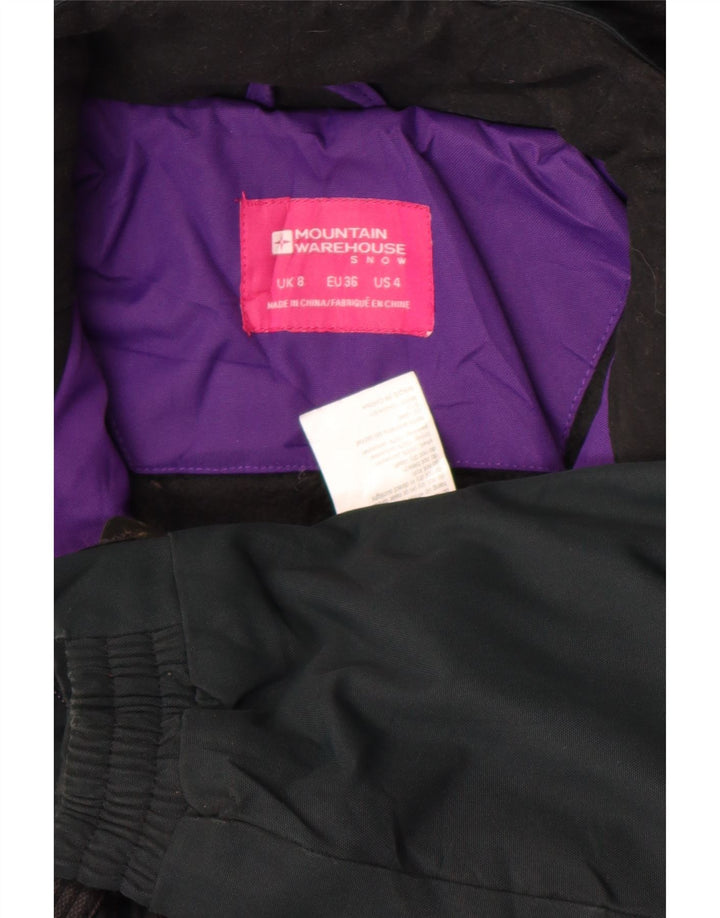 Mountain Warehouse Veste coupe-vent à capuche pour femme UK 8 Small Noir