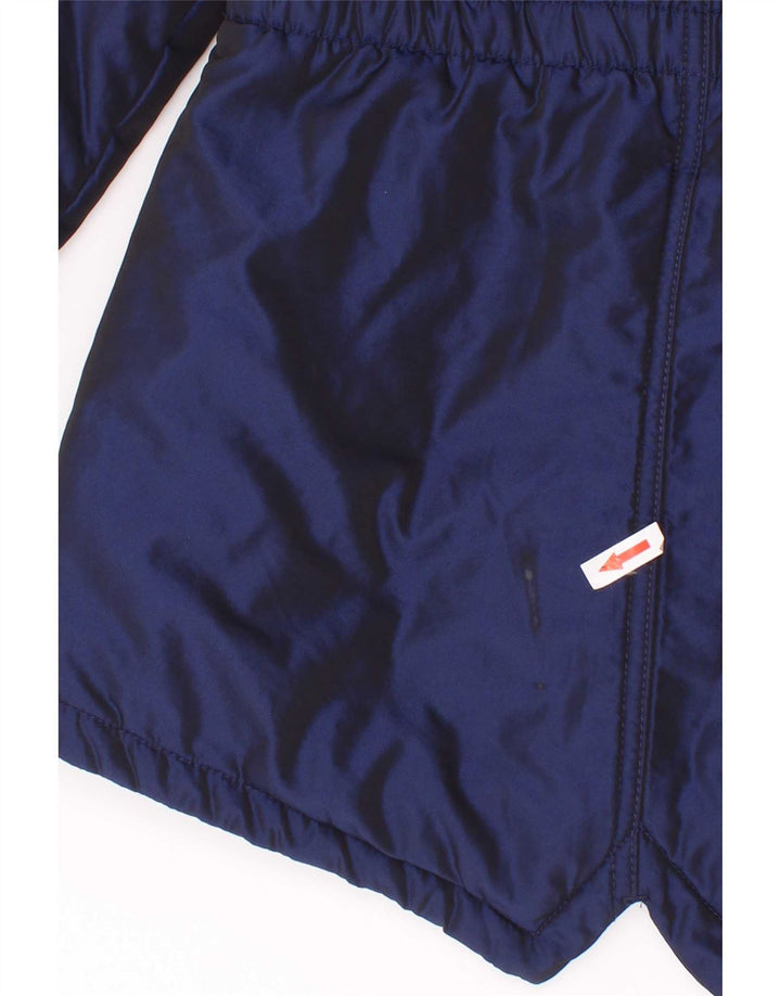 Parka à capuche Ted Baker pour fille 5-6 ans, bleu marine, nylon