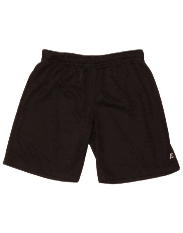 Russell Athletic Short de sport pour garçon 10-11 ans Noir moyen Polyester