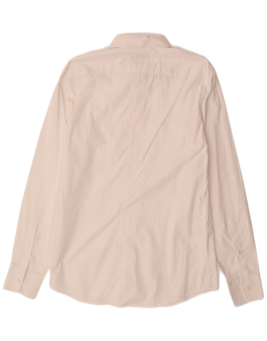 TRUSSARDI Chemise homme Taille 42 Grand Blanc Coton