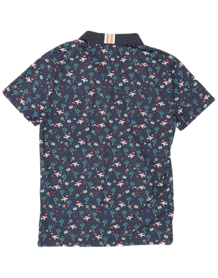 Penguin Polo Graphique Homme Petit Bleu Marine Polyester