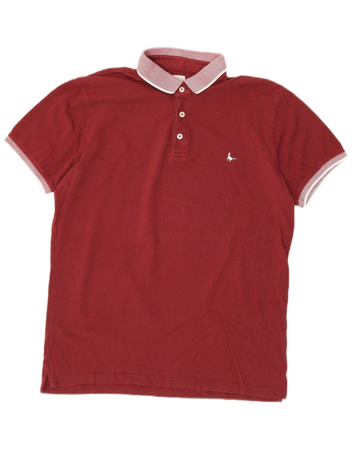 JACK WILLS Polo Rugby Homme Bordeaux Moyen