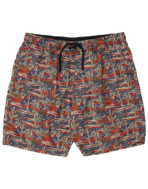 Marks & Spencer Short de Bain à Motif Abstrait XL Homme Multicolore