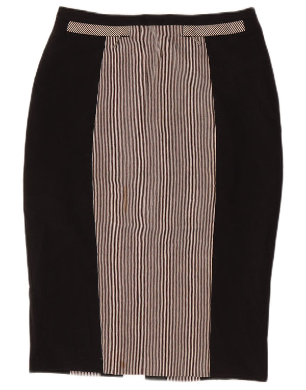 Marks & Spencer Jupe crayon autographe pour femme UK 8 Small W26 Noir