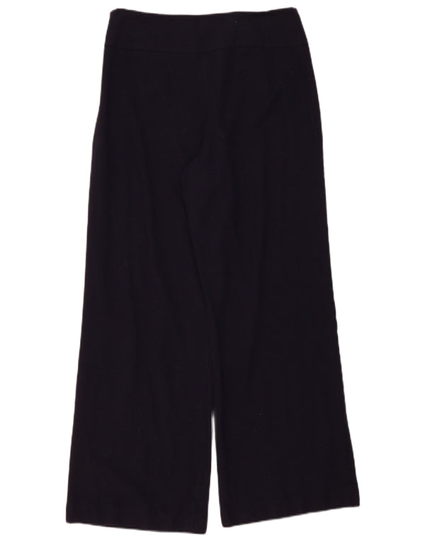 Hobbs Pantalon décontracté taille haute pour femme UK 12 Medium W32 L30 Bleu marine
