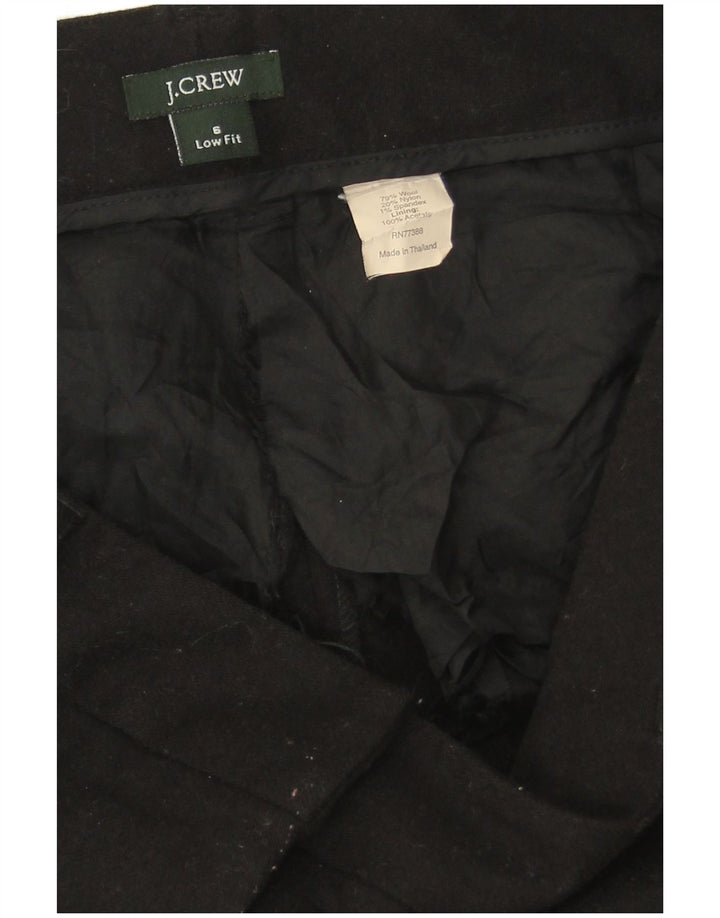 J. CREW Pantalon décontracté bootcut coupe basse pour femme US 6 Medium W30 L32 Noir